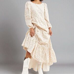 Boyish “The August” Floral Maxi Dress Desert Rose Size 2 NWT Sustainable Cotton